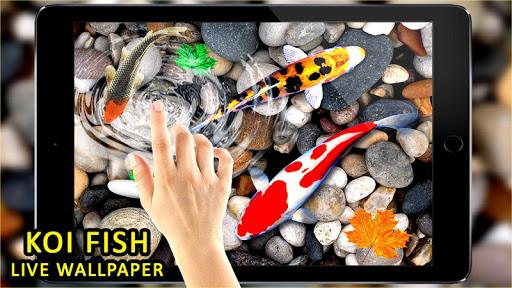 ۳D Koi Fish Wallpaper HD Fish Live Wallpapers Free - عکس برنامه موبایلی اندروید