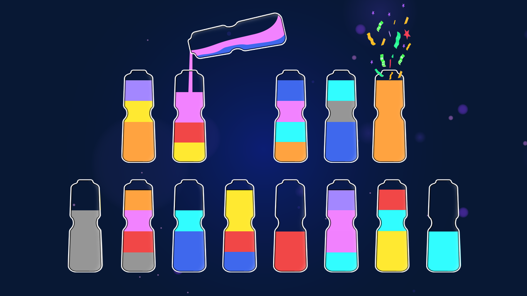 Water Sort: Color Sorting Game - Gameplay image of android game