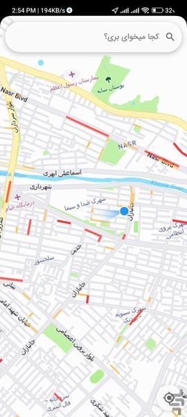 مسیریاب کجا - Image screenshot of android app