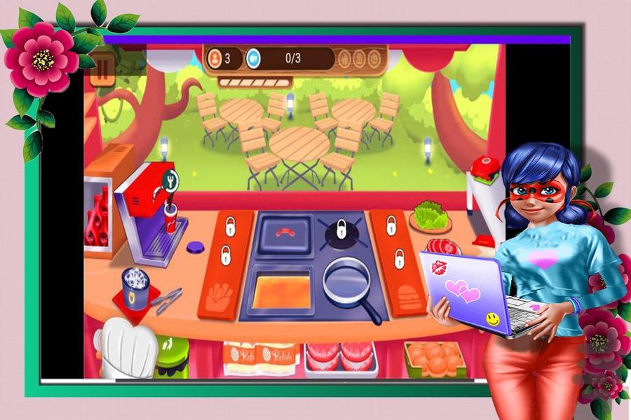 بازی آشپزی دختر کفشدوزکی - عکس بازی موبایلی اندروید