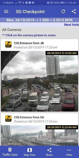 Singapore Checkpoint Traffic - عکس برنامه موبایلی اندروید