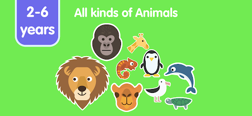 Learn Animals for Kids - عکس برنامه موبایلی اندروید