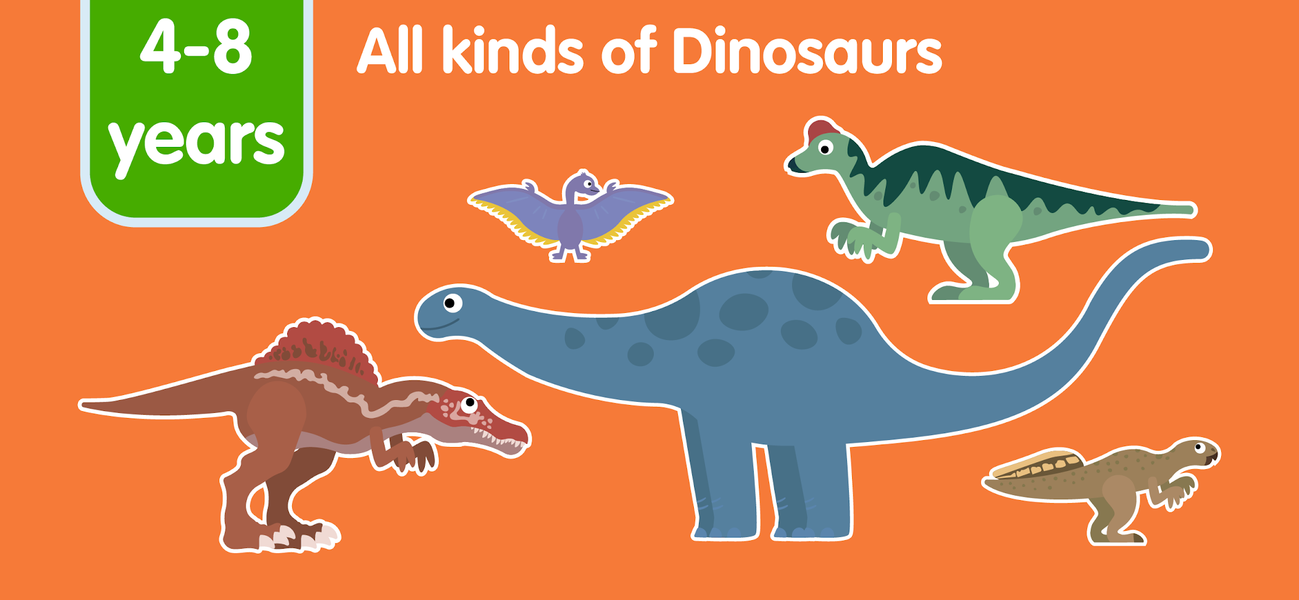 Dinosaur for kids - عکس بازی موبایلی اندروید