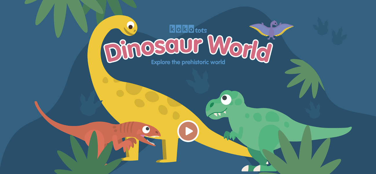 Dinosaur for kids - عکس بازی موبایلی اندروید