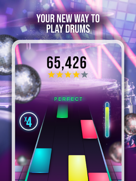 Drum Tiles: drumming game - عکس بازی موبایلی اندروید