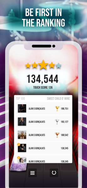 Drum Tiles: drumming game - عکس بازی موبایلی اندروید