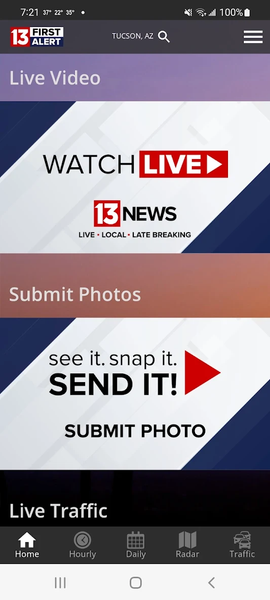 KOLD First Alert Weather - عکس برنامه موبایلی اندروید