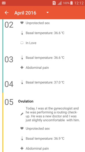 Feminap - Image screenshot of android app