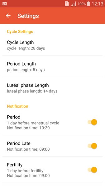 Feminap - Image screenshot of android app