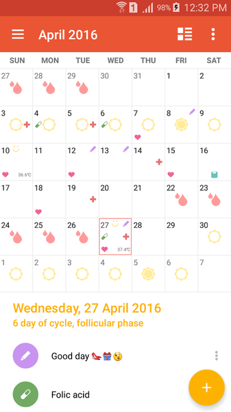 Feminap - Image screenshot of android app