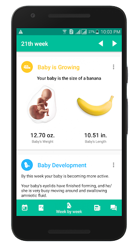 I'm Pregnant - Pregnancy Week By Week - Image screenshot of android app