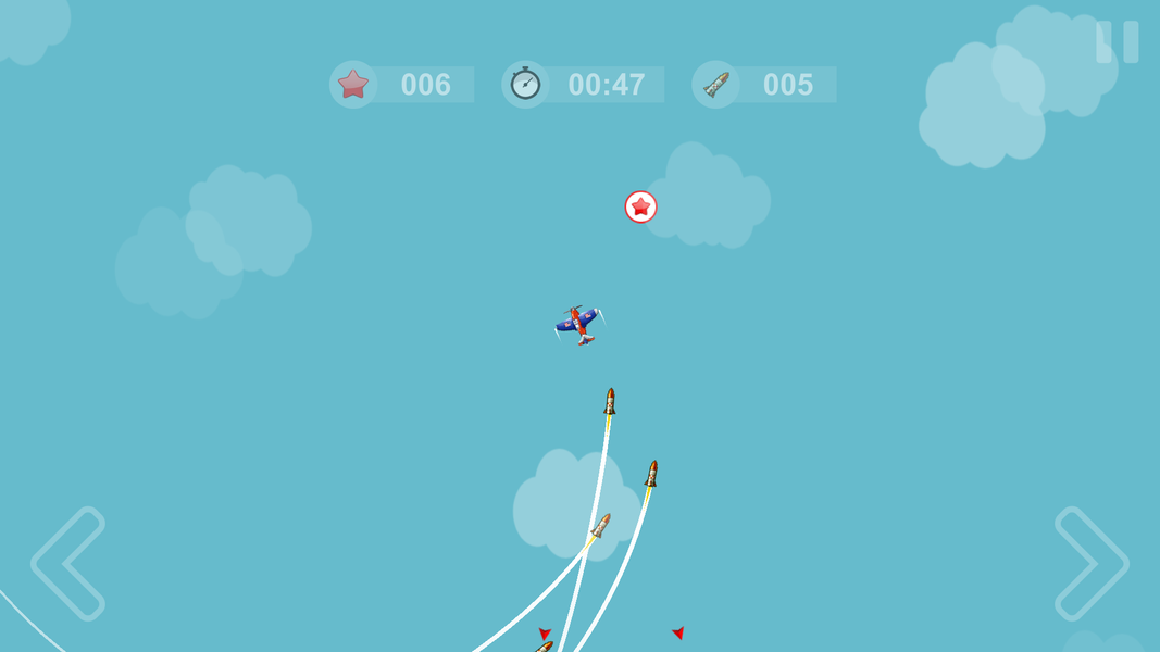 Missile Escape - Gameplay image of android game