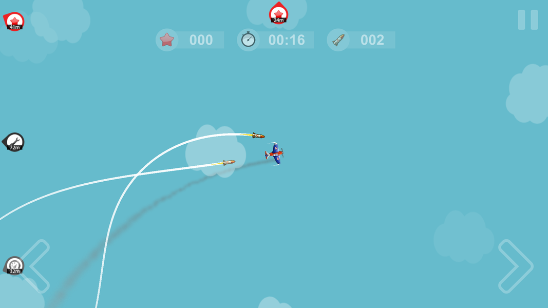 Missile Escape - Gameplay image of android game