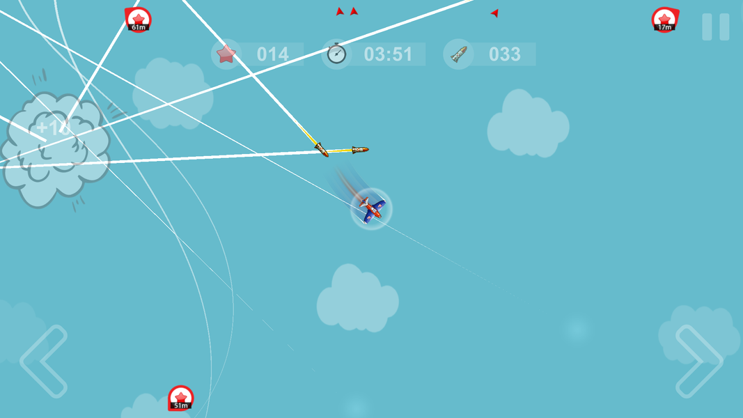 Missile Escape - Gameplay image of android game