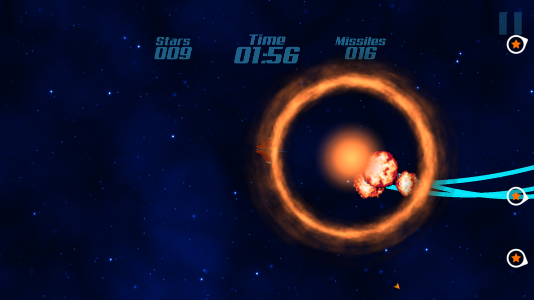Missile Escape: Space - Image screenshot of android app