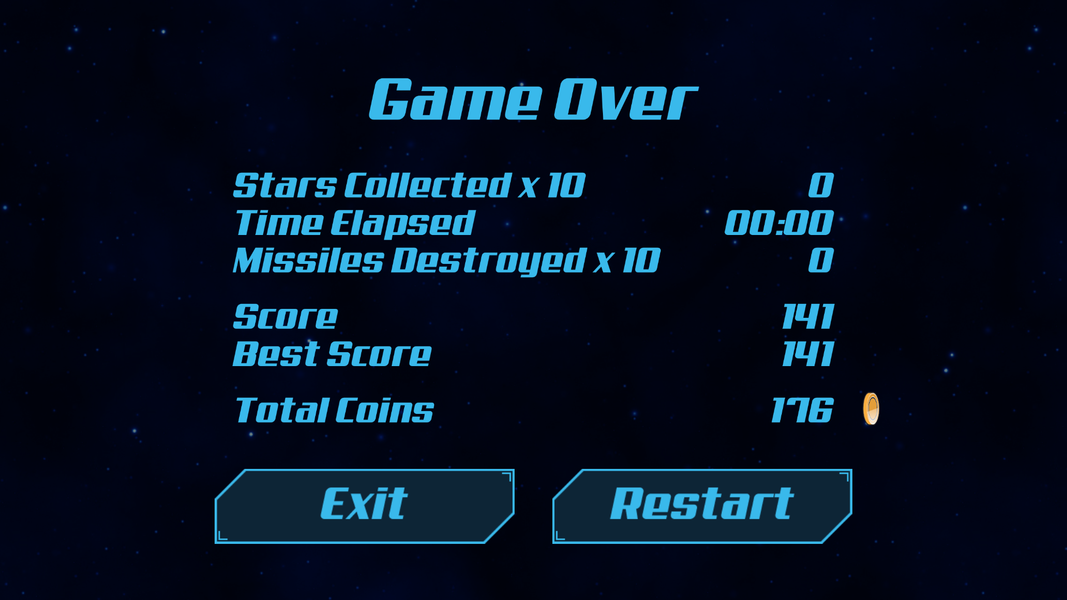 Missile Escape: Space - Image screenshot of android app