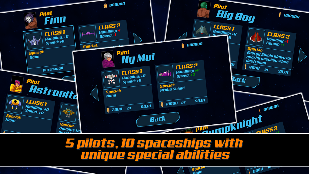 Missile Escape: Space - Image screenshot of android app