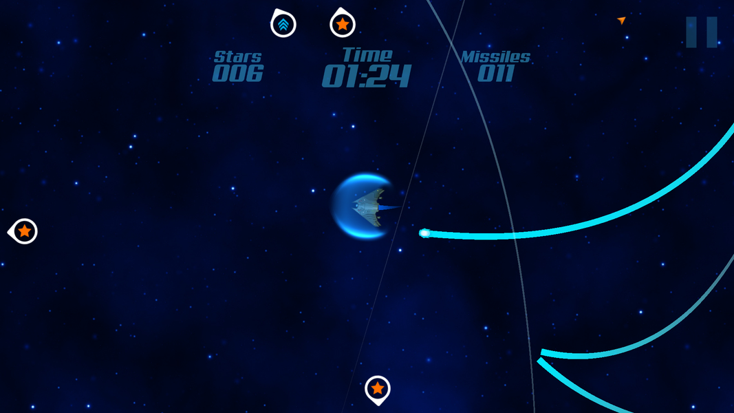 Missile Escape: Space - Image screenshot of android app