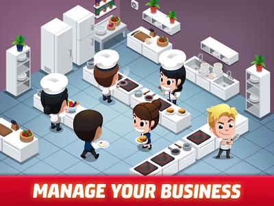 Idle Restaurant Tycoon - Gameplay image of android game