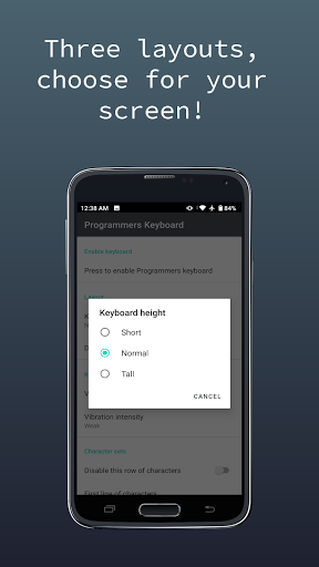 Programmers keyboard - Image screenshot of android app