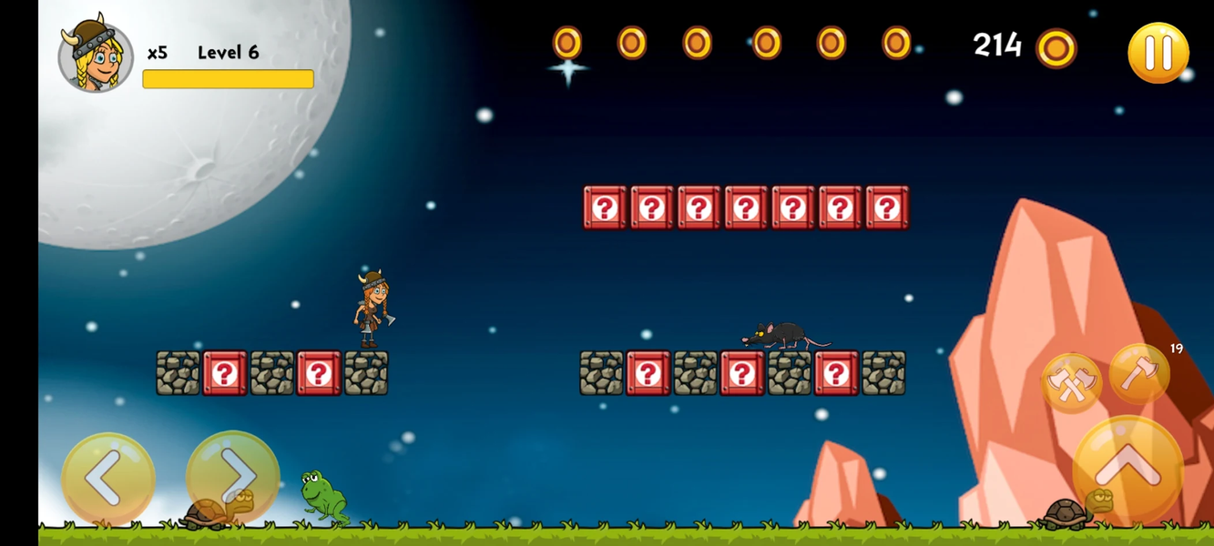 Wise Viking - Jungle Adventure - Gameplay image of android game