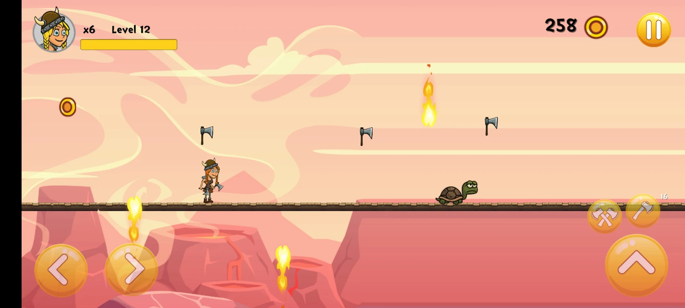 Wise Viking - Jungle Adventure - Gameplay image of android game