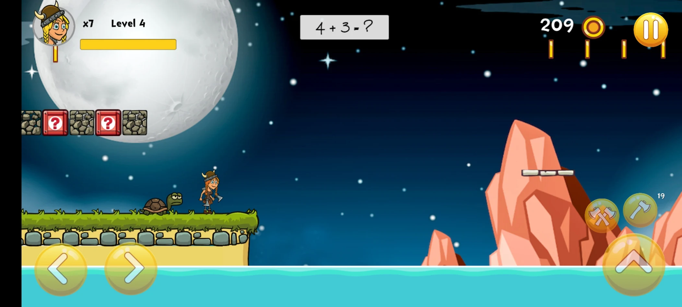 Wise Viking - Jungle Adventure - Gameplay image of android game