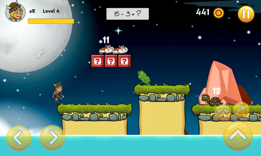 Wise Viking - Jungle Adventure - Gameplay image of android game