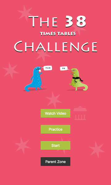 The 38 Times Tables Challenge - Image screenshot of android app