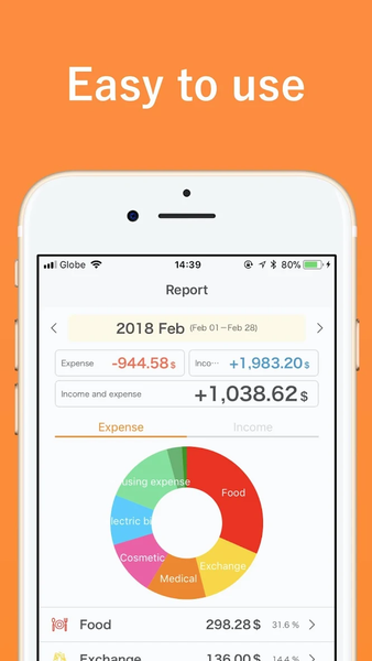 MoneyNote - Expense Manager - عکس برنامه موبایلی اندروید