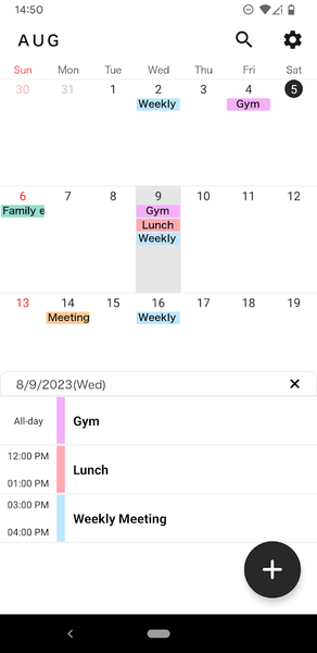 My Calendar - Simple Planner - Image screenshot of android app