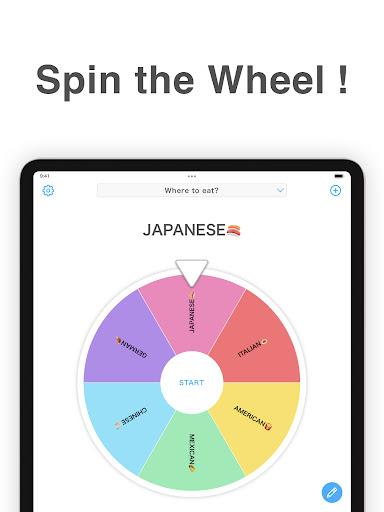 Spinning Wheel + Roulette - Image screenshot of android app