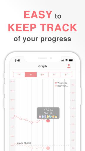 SmartDiet - weight tracker - عکس برنامه موبایلی اندروید