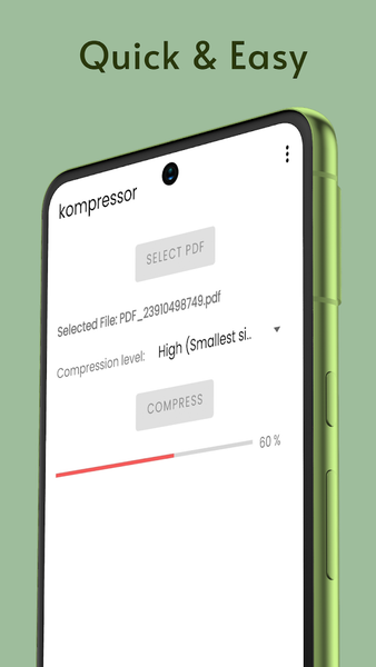 Compress PDF - PDF Compressor - عکس برنامه موبایلی اندروید