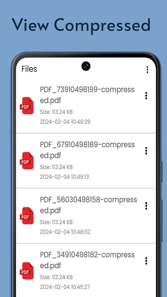 PDF Compressor App - Image screenshot of android app