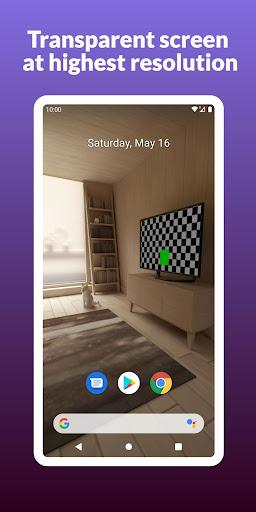 Transparent Live Wallpaper (Camera on Wallpaper) - عکس برنامه موبایلی اندروید
