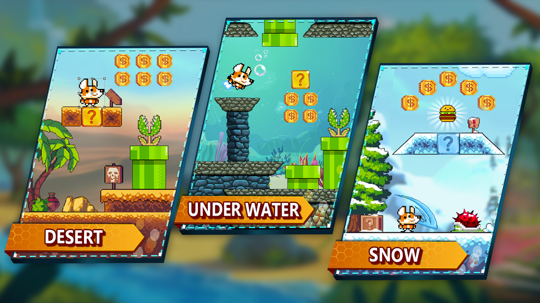 Super Dog Run Jungle Adventure - عکس بازی موبایلی اندروید