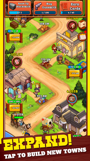 Idle Frontier: Tap Town Tycoon - Gameplay image of android game