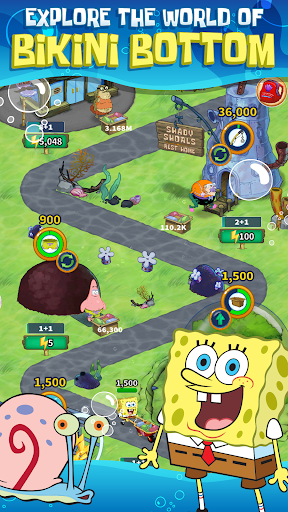 SpongeBob’s Idle Adventures - Gameplay image of android game