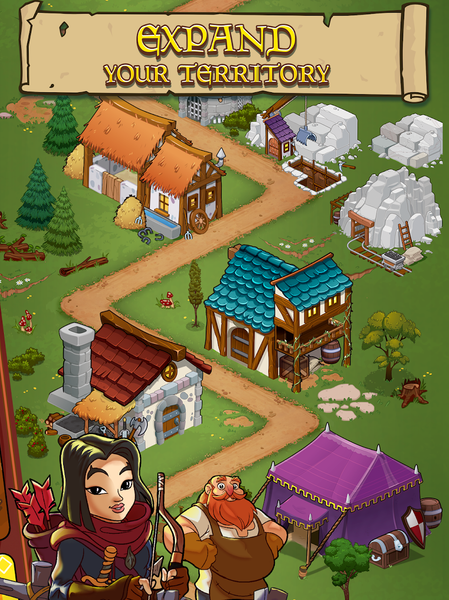 Royal Idle: Medieval Quest - عکس بازی موبایلی اندروید