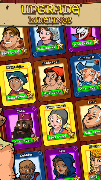 Royal Idle: Medieval Quest - Gameplay image of android game