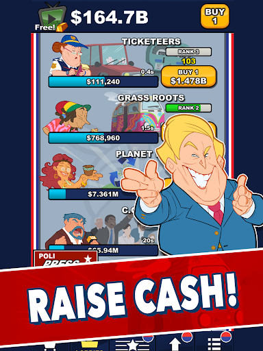 Pocket Politics: Idle Money - Gameplay image of android game