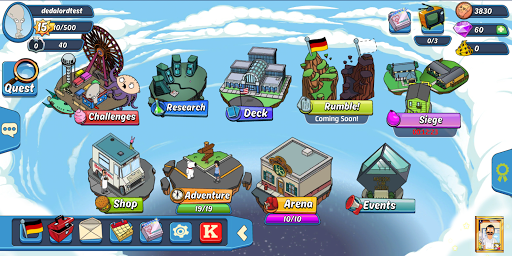 Animation Throwdown: Epic CCG - Gameplay image of android game