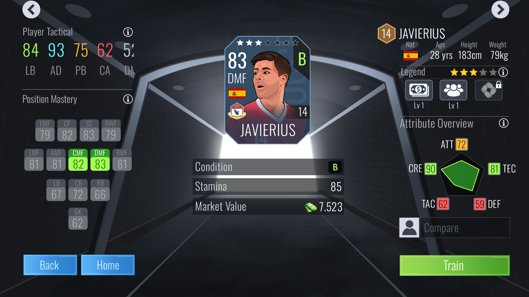 Soccer Dynasty: Club Manager - Gameplay image of android game