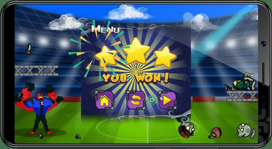 فوتبال زامبی - عکس بازی موبایلی اندروید