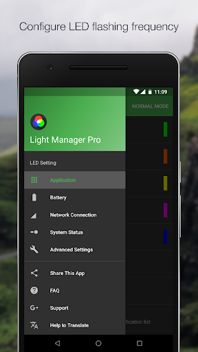 Light Manager 2 - LED Settings - Image screenshot of android app