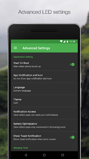 Light Manager 2 - LED Settings - Image screenshot of android app