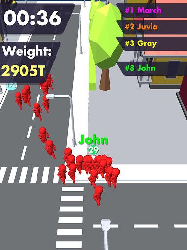 Crowd Buffet - Fun Arcade .io Eating Battle Royale - Gameplay image of android game