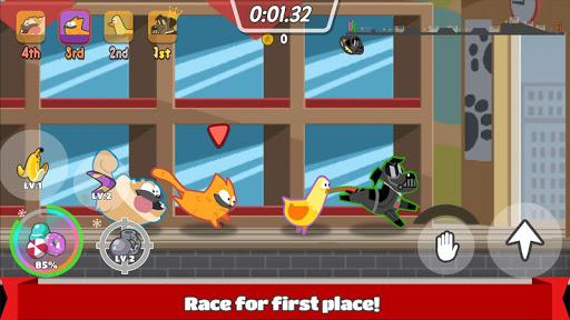 Pets Race - Fun Multiplayer PvP Online Racing Game - Gameplay image of android game
