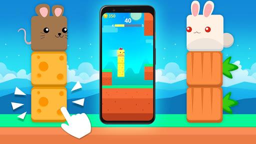Stacky Bird: Fun Offline Game - Gameplay image of android game